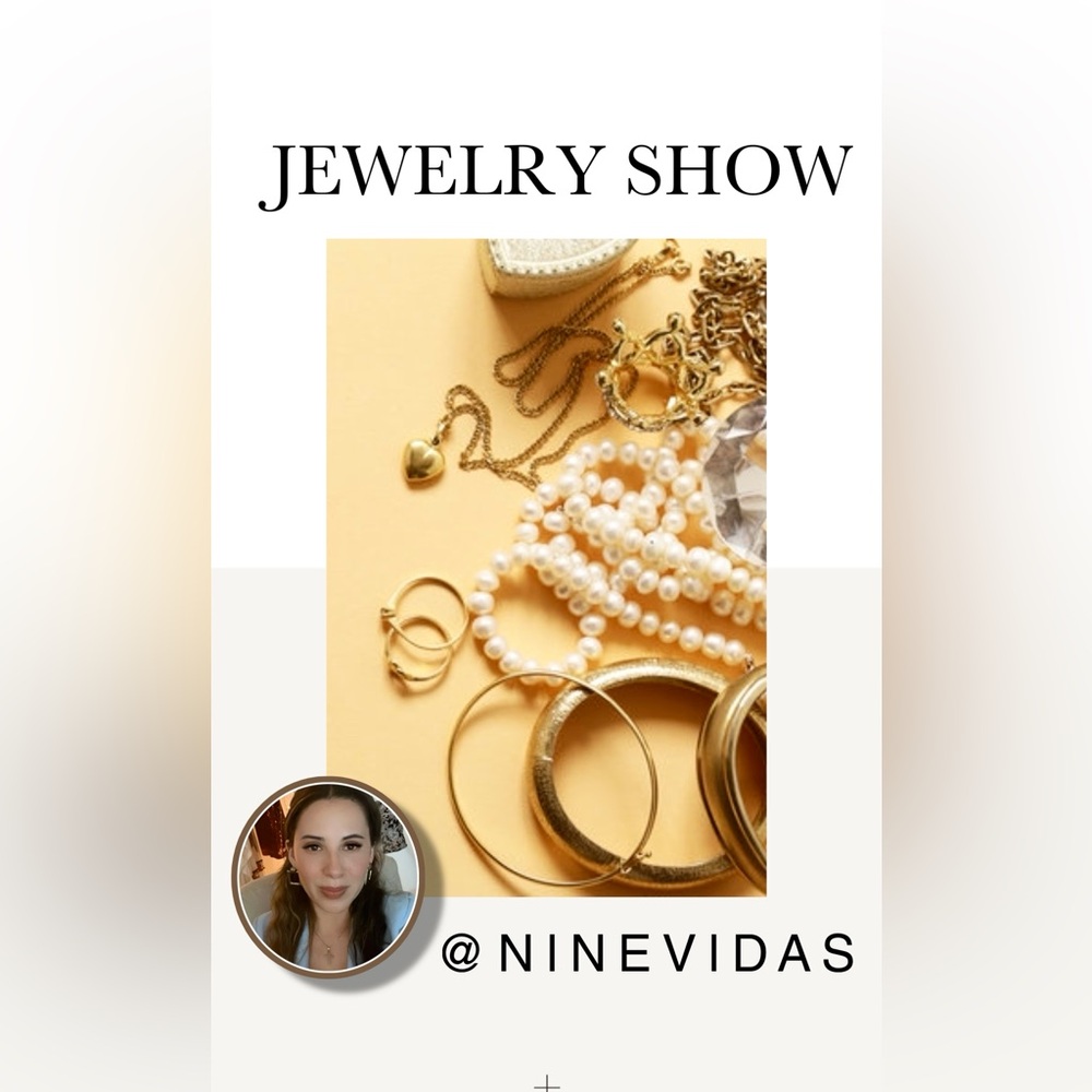 ✨✨ Live Jewelry Show Flyer ✨✨ (Like to be notified)